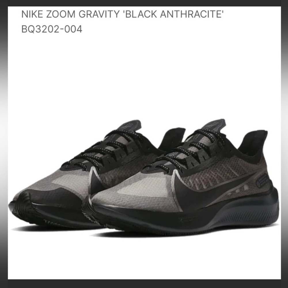 Nike Zoom Gravity Men’s Sneakers, Black size 9.5, like new!